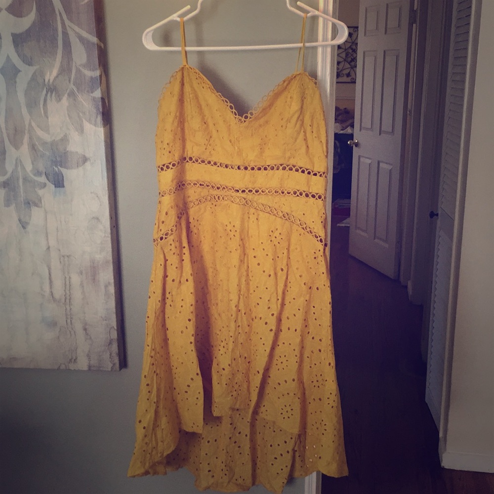 Mustard dress